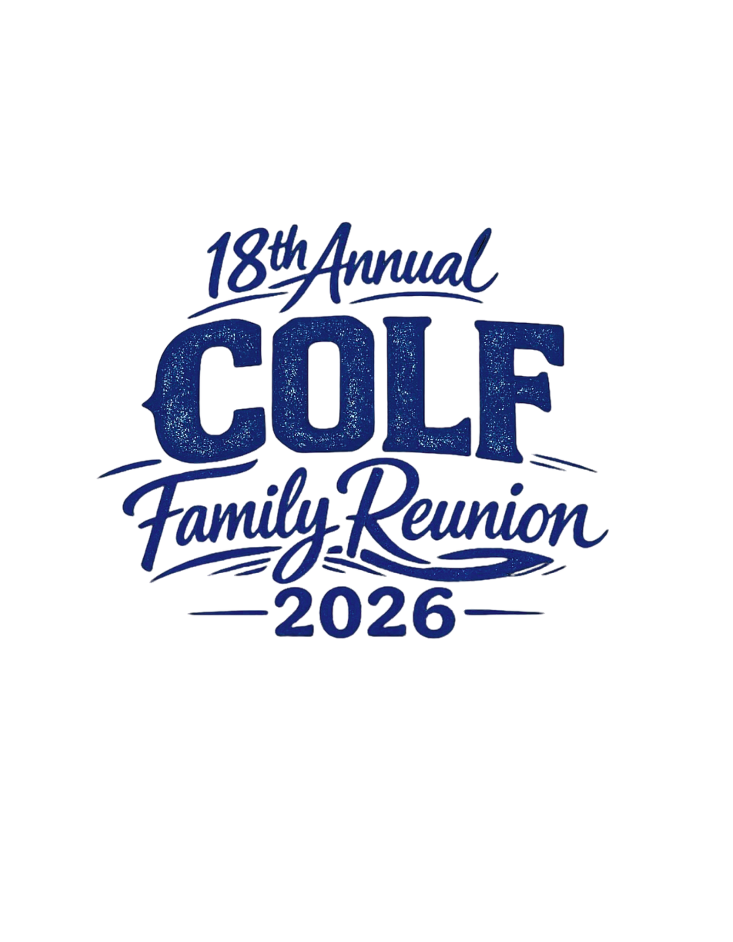 Toddler Colf Family Reunion Shirt