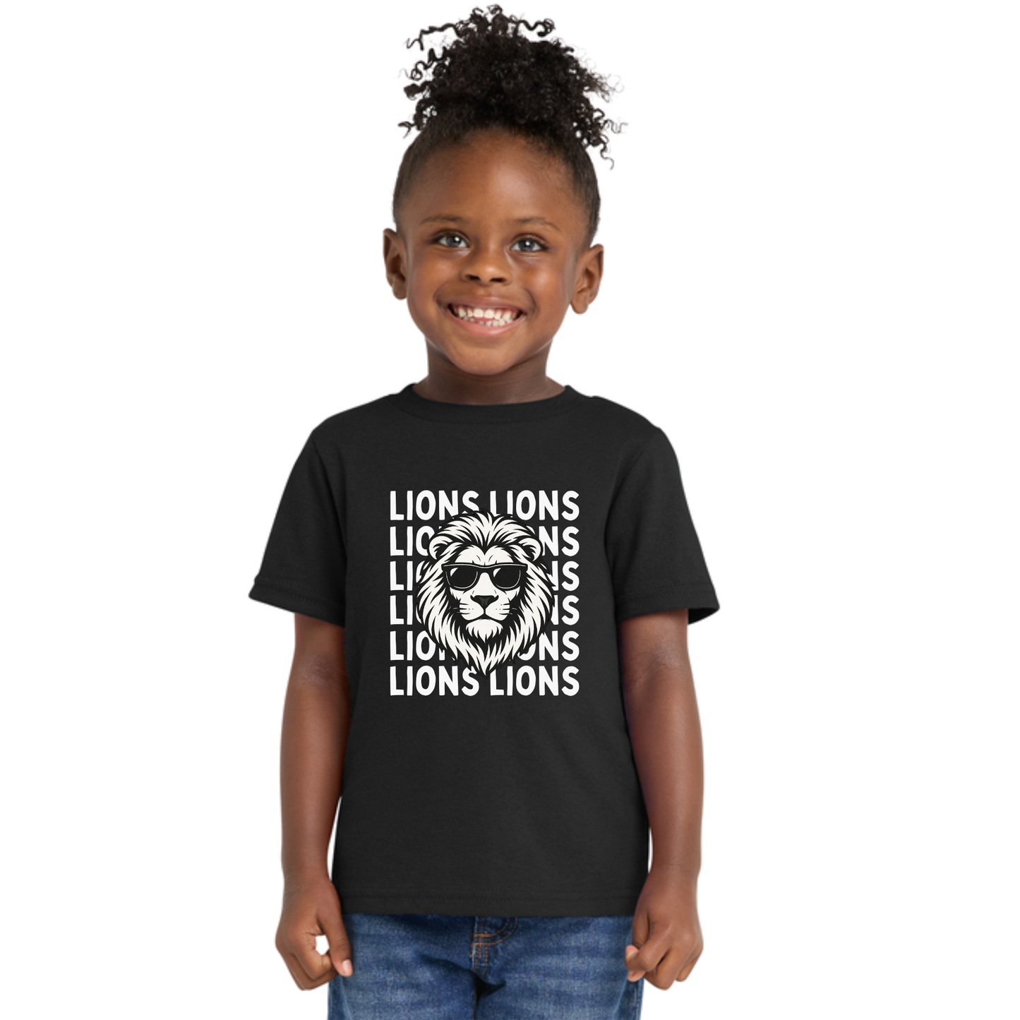 Toddler Black Lions Tee