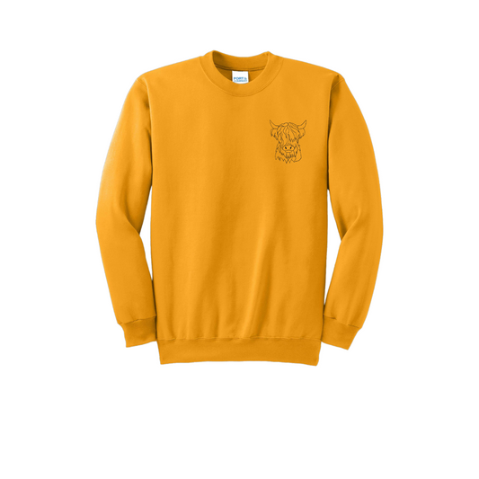 Highland Cow Crewneck