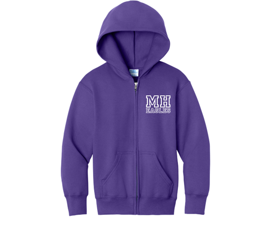 Youth Maple Hills Game Day Zip-up