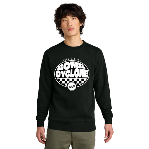 "I Survived the Bomb Cyclone 2024" Adult Crewneck Sweatshirt