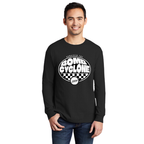 "I Survived the Bomb Cyclone 2024" Adult Long Sleeve Shirt