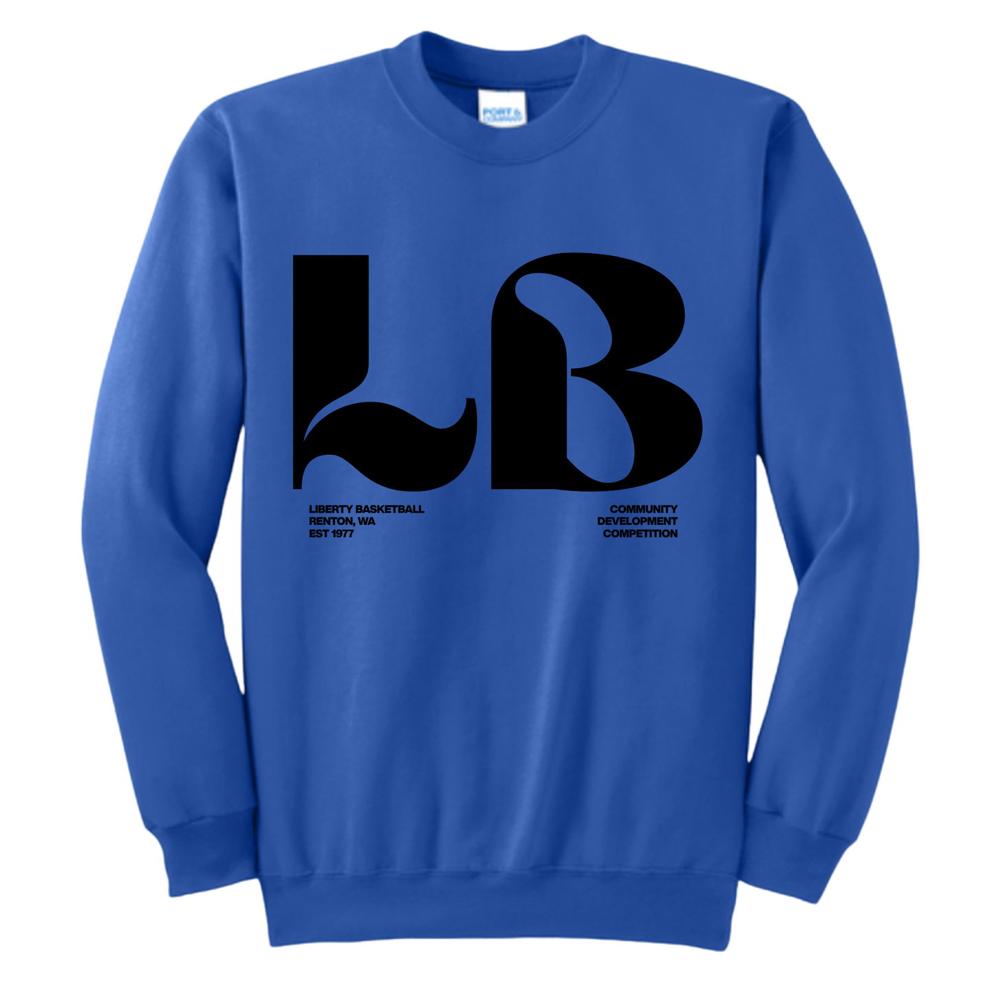 Adult Liberty Select “LB” Crewneck