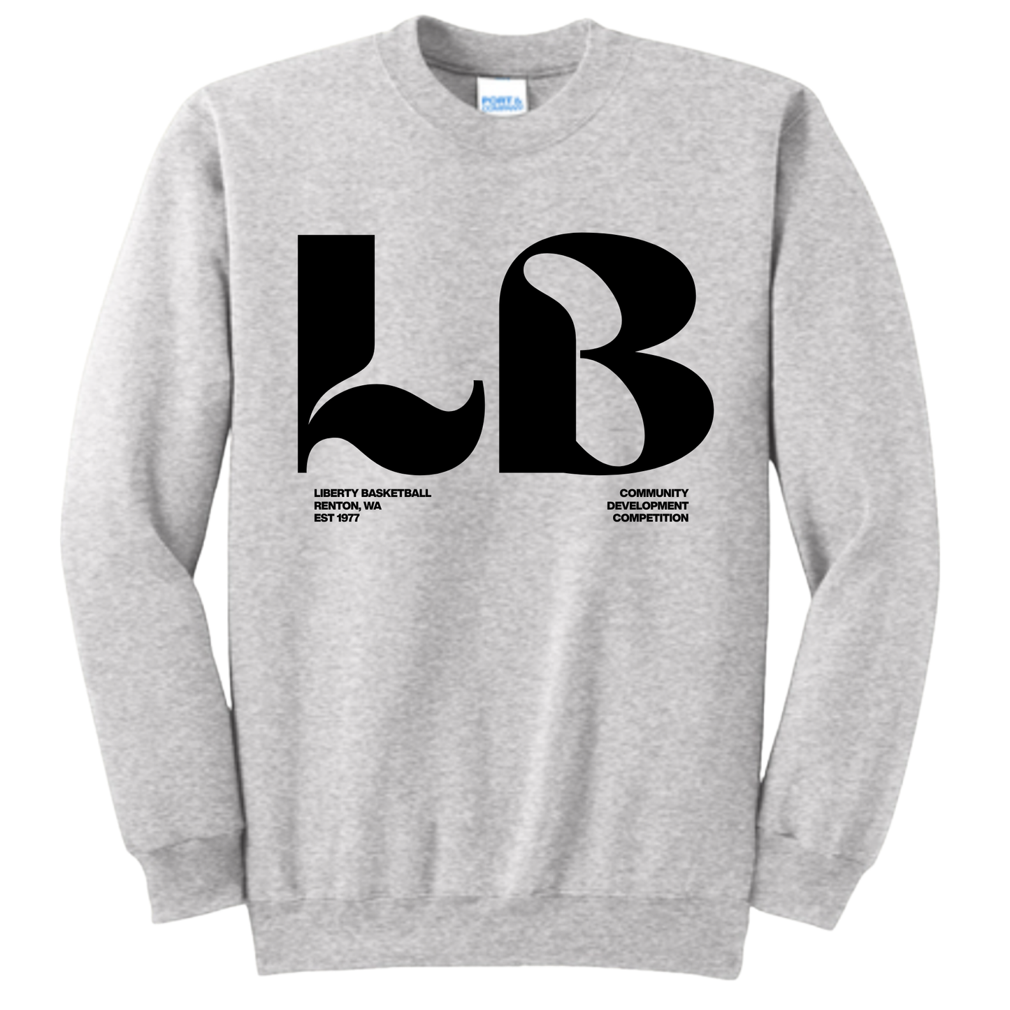 Adult Liberty Select “LB” Crewneck
