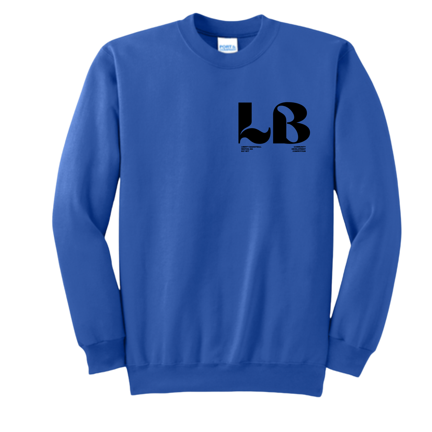 Adult Liberty Select “LB” Crewneck