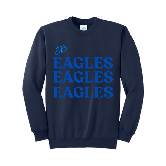 SJS Eagles Eagles Eagles Crewneck