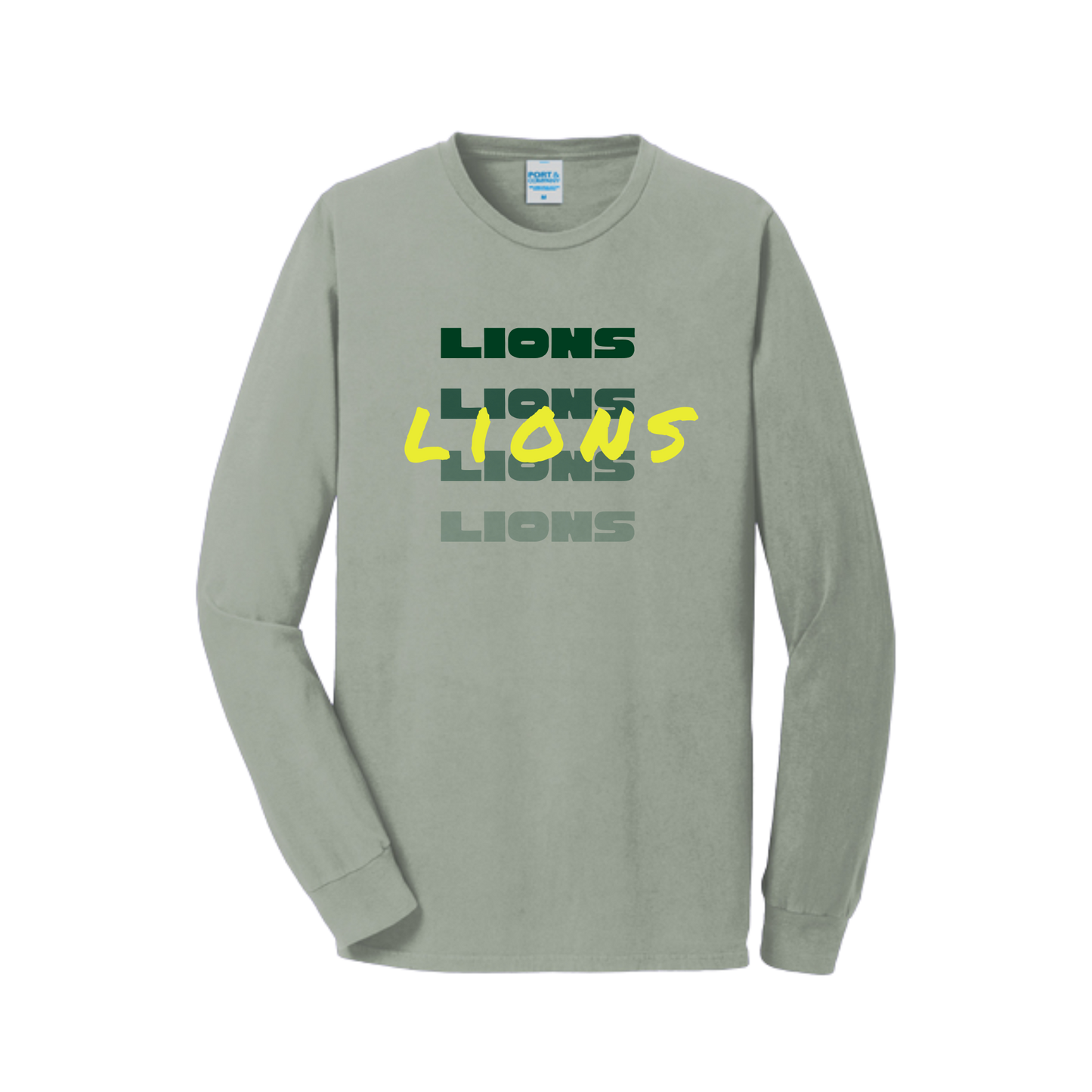 Adult Lions Lions Lions Long Sleeve