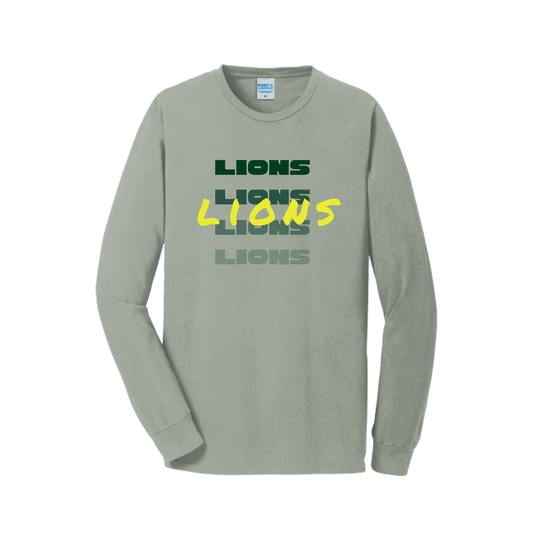 Adult Lions Lions Lions Long Sleeve
