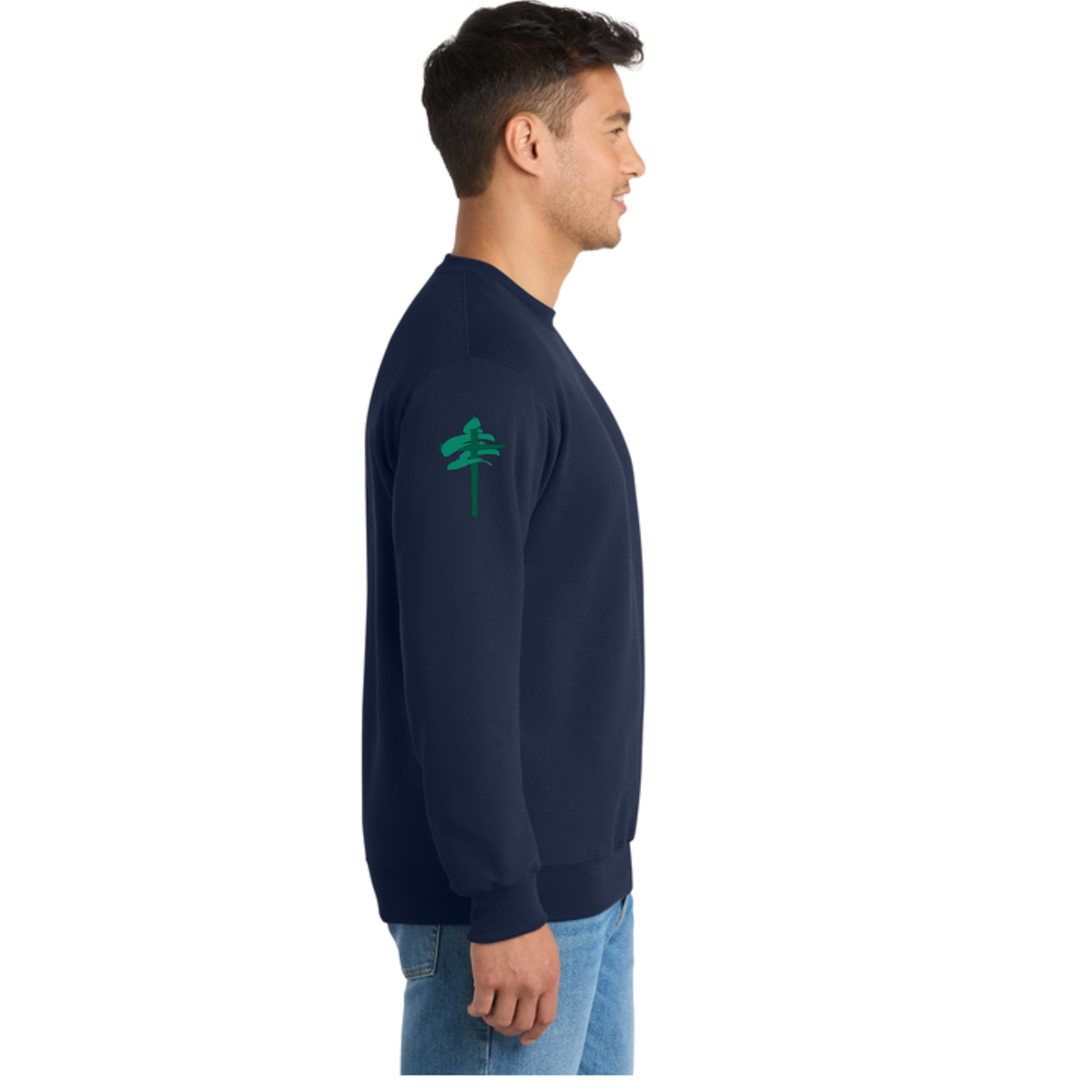SJS Eagles Eagles Eagles Puff Print Crewneck