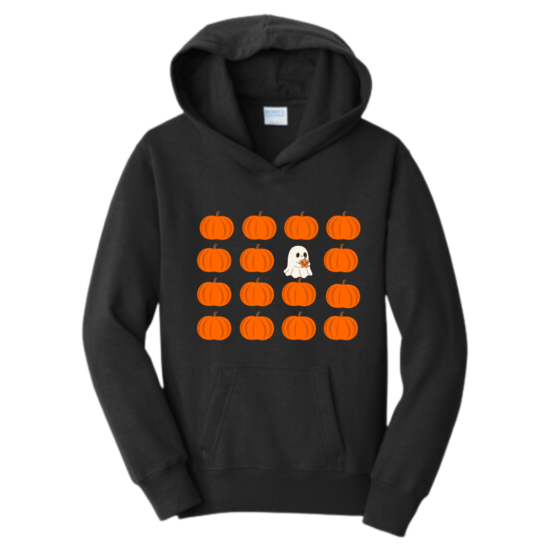 Pumpkins and Ghouls Youth Hoodie