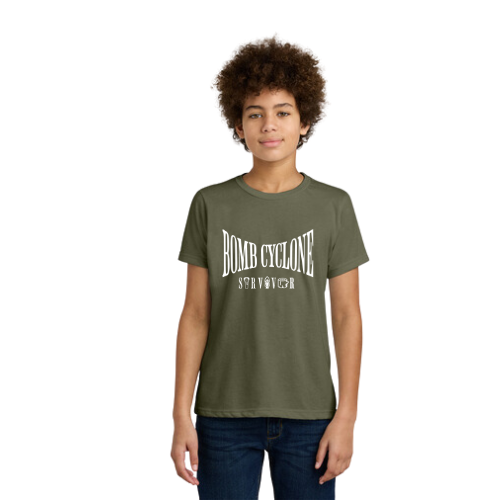 Youth "Bomb Cyclone Survivor" Short-Sleeve Shirt